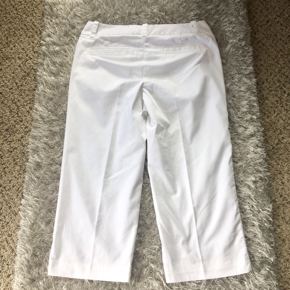 Dockers Dress Casual Career White Capri Pants 10 - Picture 3 of 7